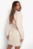Thumbnail for your product : boohoo D Ring Belted Blazer Dress