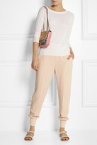 Thumbnail for your product : Marc Jacobs Polly mini glossed-elaphe and leather shoulder bag