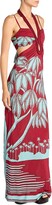 Thumbnail for your product : Johanna Ortiz Tropical Halterneck Maxi Dress