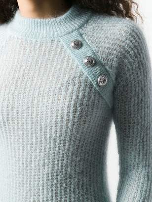Balmain knitted crew neck jumper