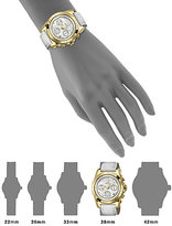 Thumbnail for your product : Breil Milano Enclosure Goldtone IP Stainless Steel, Crystal & Leather Chronograph Strap Watch