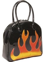 Thumbnail for your product : Bisadora Black Patent Flame Bag