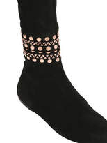 Thumbnail for your product : Alaia 10mm Suede Over-The-Knee Boots