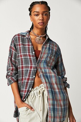 Free People Plaid Top | ShopStyle