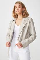 Thumbnail for your product : Cotton On Shiloh Cropped Pu Jacket