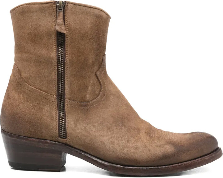Cenere GB Zipped Boots