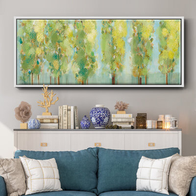 Red Barrel Studio Turnwood- Framed Canvas