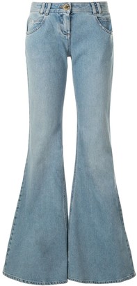 balmain flared jeans