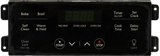 Electrolux Oven 316630004 Electronic Clock Timer, Black Overlay
