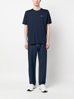 Thumbnail for your product : Kiton embroidered-logo cotton T-shirt