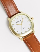 Thumbnail for your product : Bellfield square watch in brown
