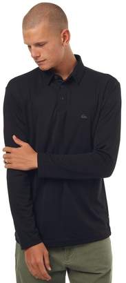 Quiksilver Mens Waterpolo 2 Long Sleeve Polo Shirt Black