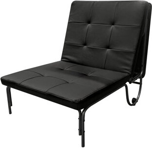 Abrish Kids Futon Adjustable Chair in Silver and Black