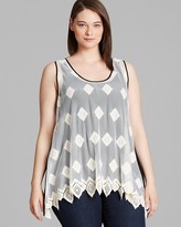 Thumbnail for your product : Karen Kane Embroidered Tank