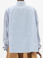 Thumbnail for your product : colville Patch-pocket Striped Cotton-poplin Shirt - Blue Stripe