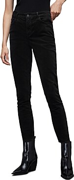 AllSaints Miller Corduroy Skinny Jeans in Black - ShopStyle