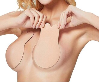 Women Lift Nipplecovers Self Adhesive Strapless Backless Invisible Sticky Push Up Bra Breast Reusable Nippleless Cover 