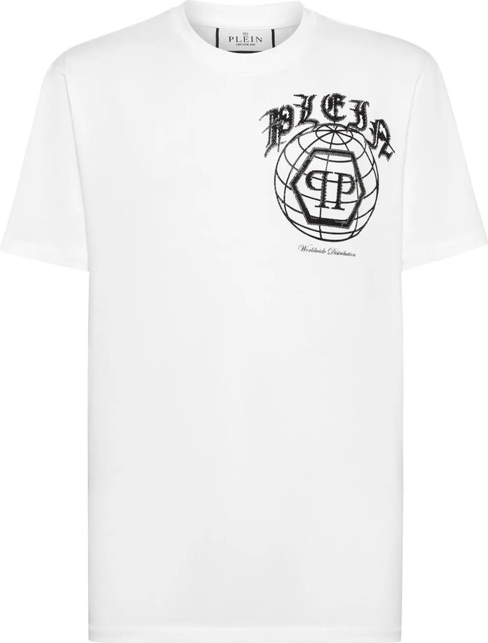 Philipp Plein logo-embellished cotton T-shirt