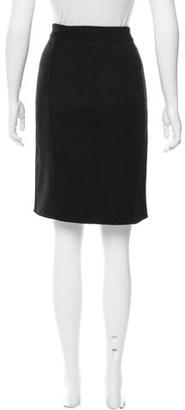 Moschino Cheap & Chic Moschino Cheap and Chic Wool Knee-Length Skirt