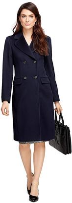 Brooks Brothers Double-Breasted Wool Coat