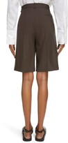 Thumbnail for your product : Victoria Beckham Tailored Wool Bermuda Shorts