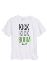 Thumbnail for your product : Under Armour 'Kick Kick Boom' HeatGear® Charged Cotton® T-Shirt (Little Boys)