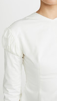 Thumbnail for your product : A.W.A.K.E. Mode Peplum Top With Gathered Details On The Sleeves