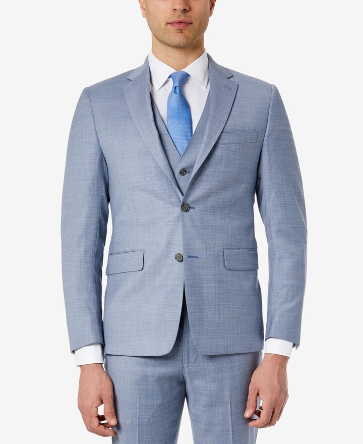 Calvin Klein Blue Men's Suits | ShopStyle