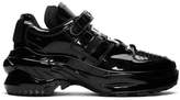 Thumbnail for your product : Maison Margiela Black Coated Retro Fit Sneakers