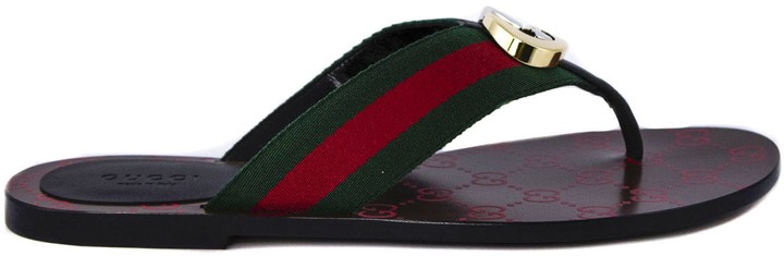 gg thong web sandals