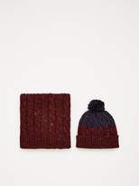 Thumbnail for your product : Very Nep Hat & Scarf Set - Burgundy