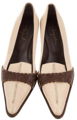 Henry Beguelin Leather Pointed-Toe Pumps