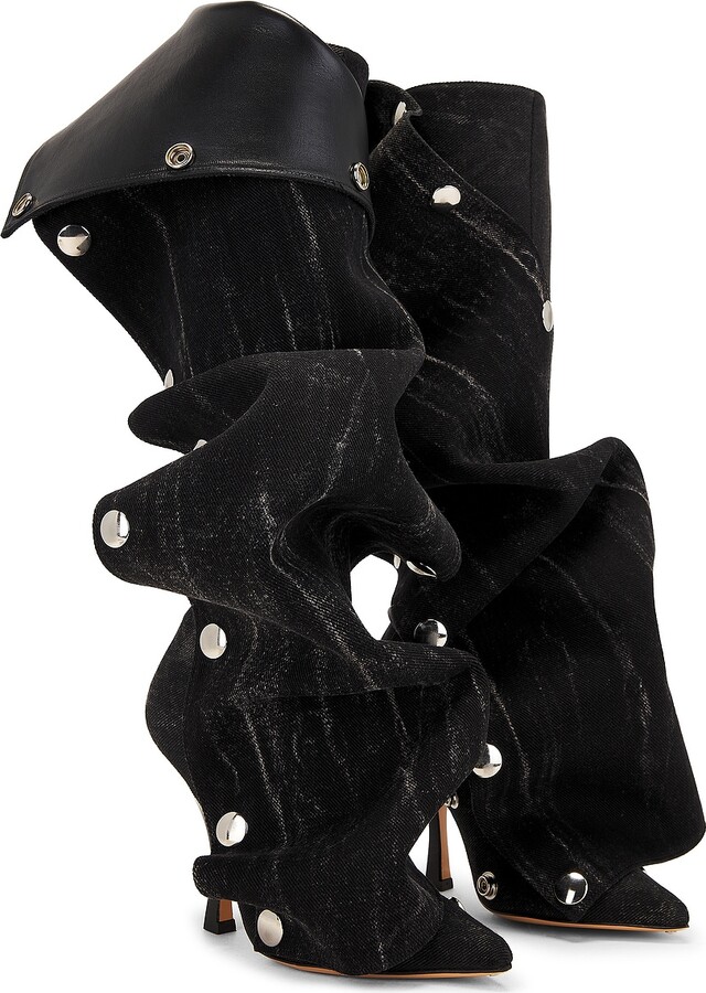 Y/Project Black Diemme Edition Civetta Boots - ShopStyle