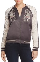 Thumbnail for your product : Vero Moda Phoenix Embroidered Color Block Bomber Jacket