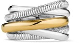 Thumbnail for your product : Judith Ripka 18K Gold Eternity Five Band Highway Ring