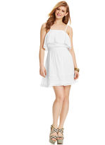 Thumbnail for your product : Jessica Simpson Francois Ruffled Crochet-Knit-Trim Dress