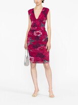 Thumbnail for your product : Pinko Hibiscus-print midi dress