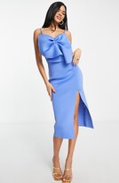 Thumbnail for your product : ASOS DESIGN Bow Front Sheath Dress