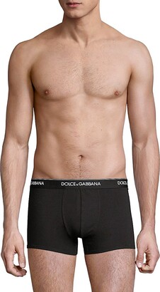 Dolce & Gabbana Day By Day 2-Pack Stretch Cotton Boxer Briefs