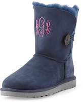 Thumbnail for your product : UGG Monogrammed Bailey Button Short Boot, Navy