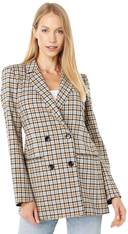 bcbg plaid blazer