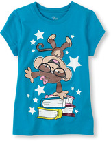 Thumbnail for your product : Children's Place Monkey books graphic tee