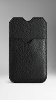 Thumbnail for your product : Burberry Studded Grainy Leather iPhone 5/5s Case