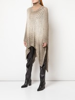 Thumbnail for your product : Avant Toi Degrade Knitted Poncho
