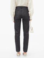 Thumbnail for your product : Jil Sander High-rise Straight-leg Jeans - Dark Blue