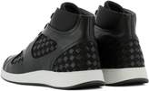 Thumbnail for your product : Bottega Veneta Black Leather Sneakers
