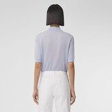 Thumbnail for your product : Burberry Monogram Motif Wool Silk Cashmere Polo Shirt