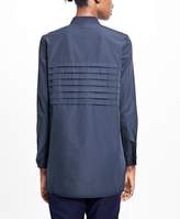Thumbnail for your product : Brooks Brothers Pleated Cotton Broadcloth Tunic