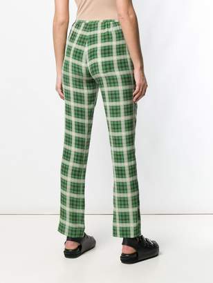 Marc Jacobs check tailored trousers