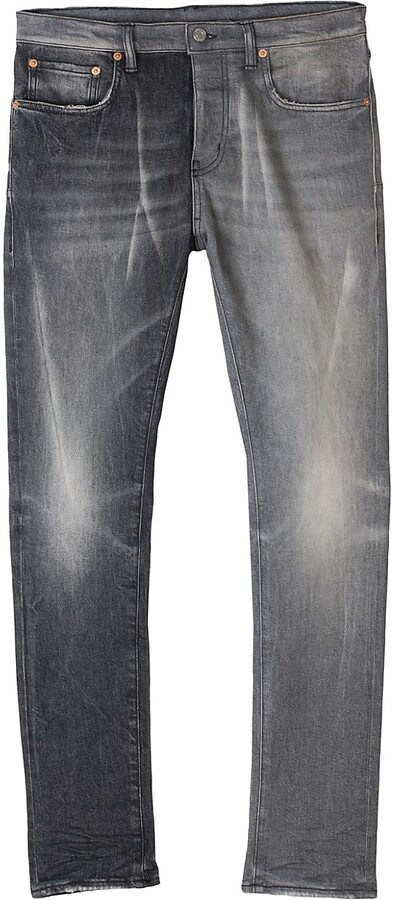 Pantaloni Uomo Jeans FAITHLESS Made in Italy D598 Grigio Lucido Tg da 29 a 36 